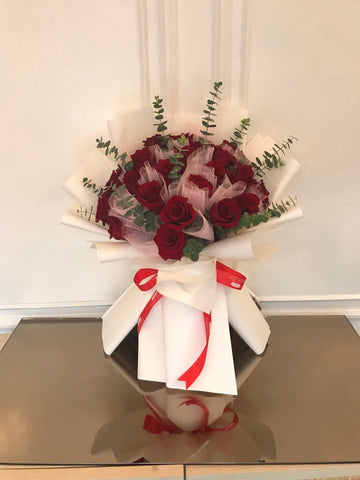 Her bouquet