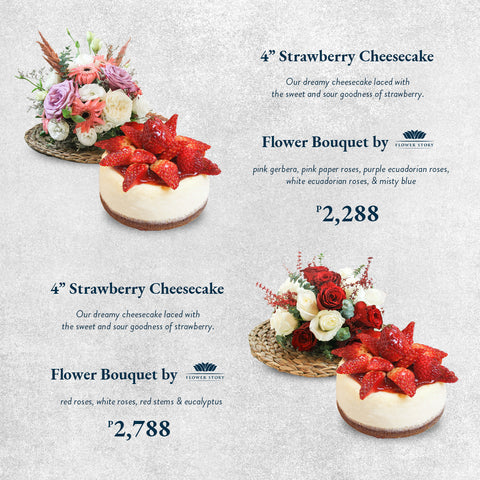 4" Strawberry Cheesecake